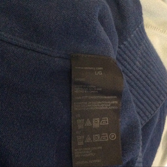 Men’s Tommy Hilfiger long sleeve v-neck sweater - Picture 9 of 9